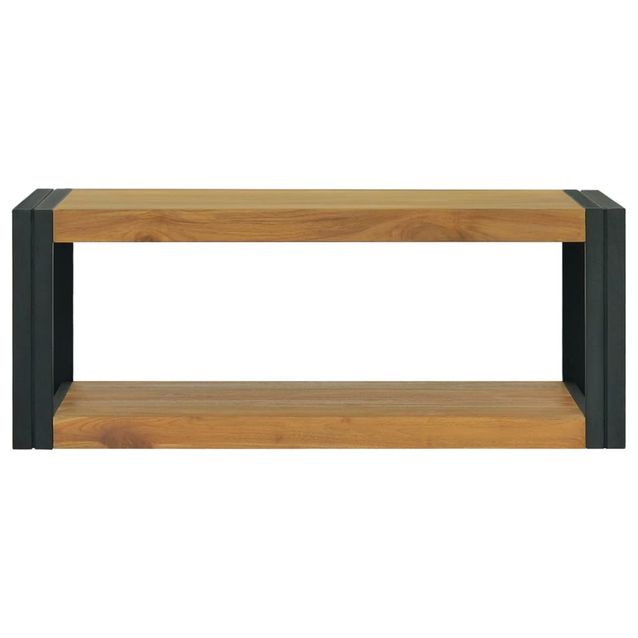 Kylpyhuoneen Seinäkaappi 90x45x35 cm täysi tiikki (38231)