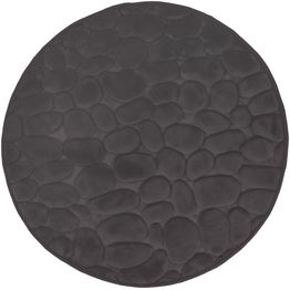 Kylpyhuonematto Pisla Duschy Bellarina Ø 60 cm tummanharmaa