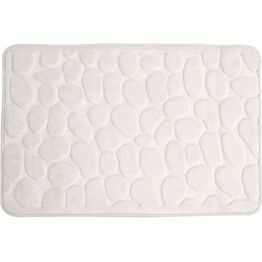 Kylpyhuonematto Pisla Duschy Rimini 60x95 cm valkoinen