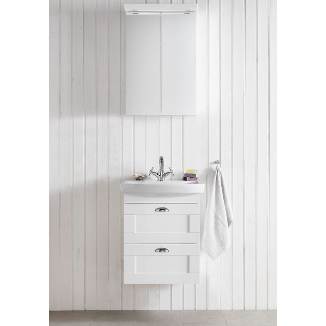 Kylpyhuoneryhmä Hafa Life 500 peilikaapilla Frame mattavalkoinen