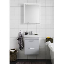 Kylpyhuoneryhmä Hafa Life 500 peilillä vaaleanharmaa