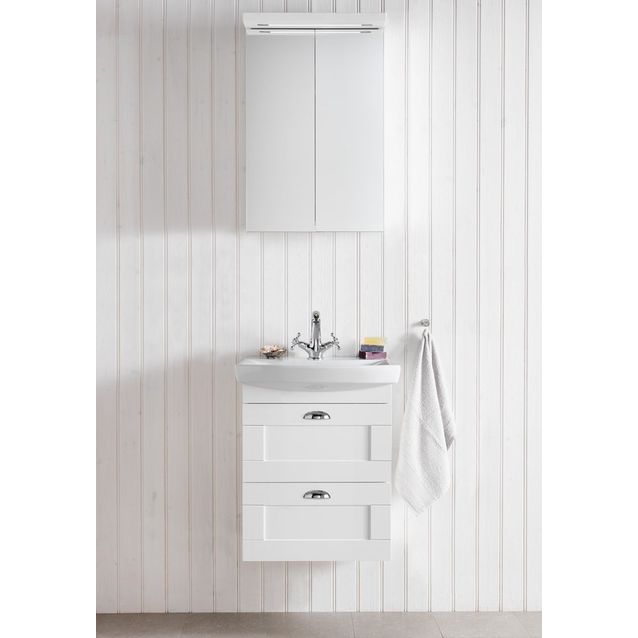 Kylpyhuoneryhmä Hafa Life 600 peilikaapilla Frame mattavalkoinen