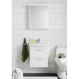 Kylpyhuoneryhmä Hafa Life 700 peilillä mattavalkoinen