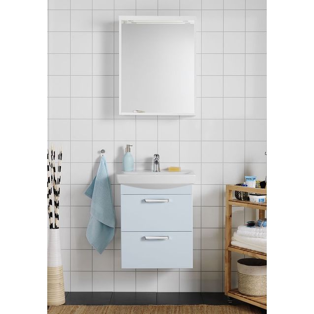 Kylpyhuoneryhmä Hafa Life 700 peilillä vaaleansininen