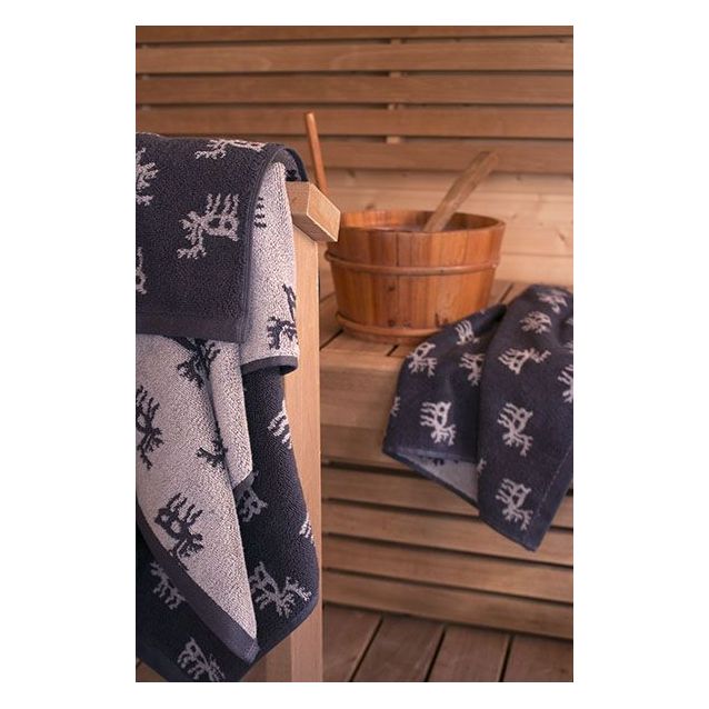 Kylpypyyhe Pikkupuoti 70x140 cm harmaa