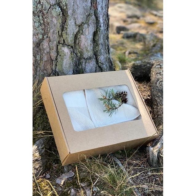 Kylpypyyhe Sky Arki Eco 70x140 cm luonnonvalkoinen