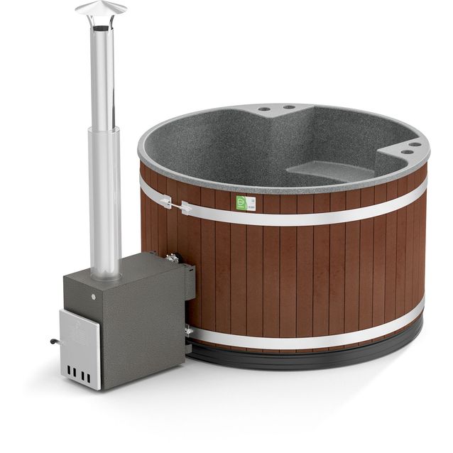 Kylpytynnyri Kirami Comfort Family M Cult-si 3-5 hlöä 1250 l Mocca/StoneGray