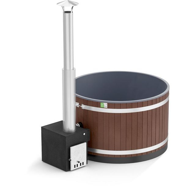 Kylpytynnyri Kirami Comfort Steady M Cube 4-6 hlöä 1400 l Mocca/CasualGray