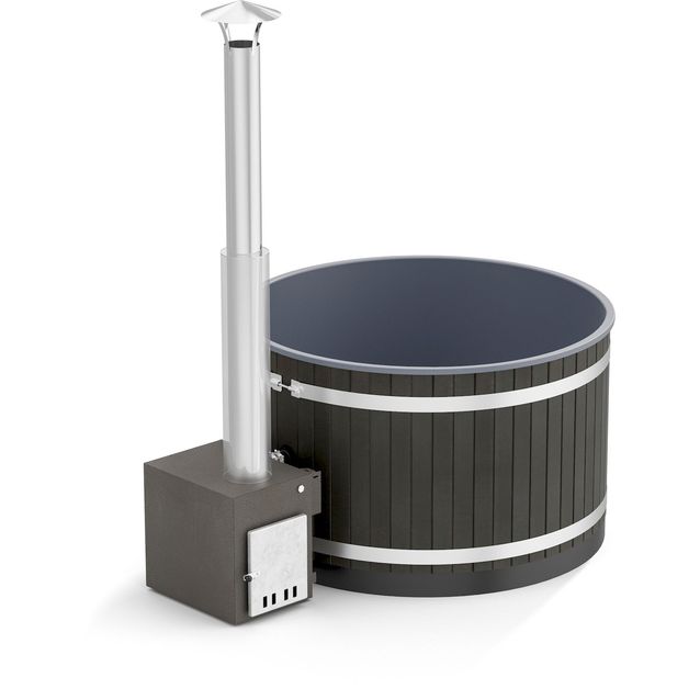 Kylpytynnyri Kirami Comfort Steady M Macu 4-6 hlöä 1400 l NightBlack/CasualGray