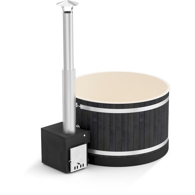 Kylpytynnyri Kirami Premium Pearly M Cube 4-6 hlöä ES NightBlack/Champagne