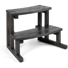 Kylpytynnyrin rappu Kirami Stepin 50 cm musta