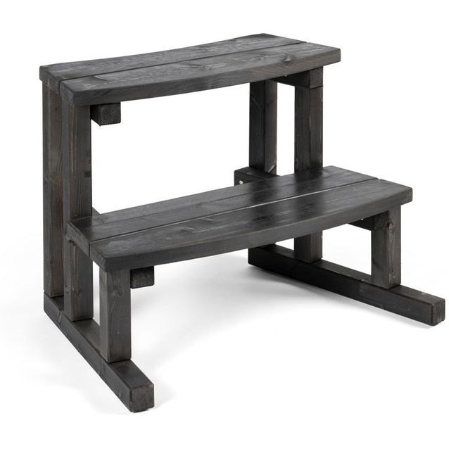 Kylpytynnyrin rappu Kirami Stepin 50 cm musta