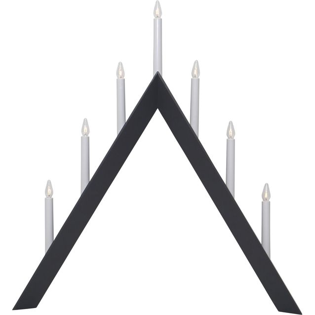 Kynttelikkö Star Trading Arrow 7-osainen 64,5 cm grafiitinharmaa