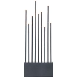 Kynttelikkö Star Trading Buzz 600x230x60mm harmaa