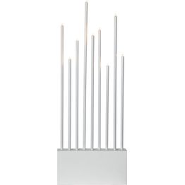 Kynttelikkö Star Trading Buzz 600x230x60mm valkoinen