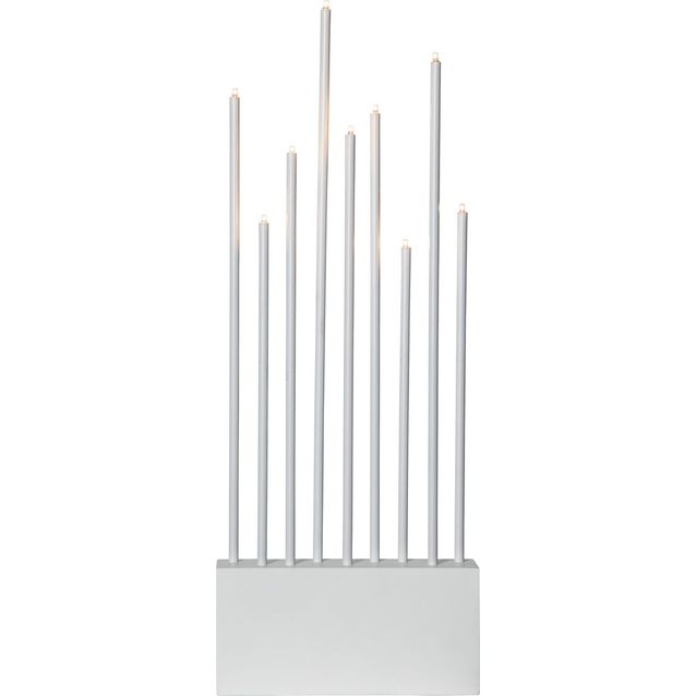 Kynttelikkö Star Trading Buzz 600x230x60mm valkoinen