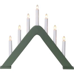 Kynttelikkö Star Trading Jarve 7-osainen 36 cm vihreä