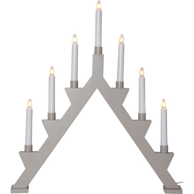 Kynttelikkö Star Trading Zack 7-haarainen 530x470x70mm beige