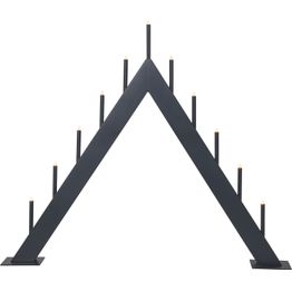 Kynttelikkö Star Trading Buzz 11-osainen 50 cm grafiitti