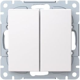 5-kytkin Abb Saga, uppoasennus, 16AX, 250V, IP21, UKJ, 2X, valkoinen