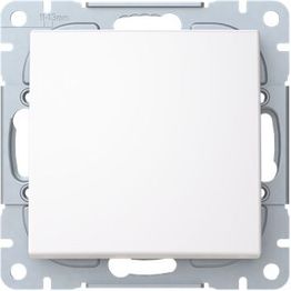 6-kytkin Abb Saga, uppo-asennus, 16AX, 250V, IP21, UKJ, 2X, valkoinen