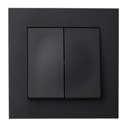 Kytkin ELKO Plus 6+6/16A/250V/IP20 UPJ musta