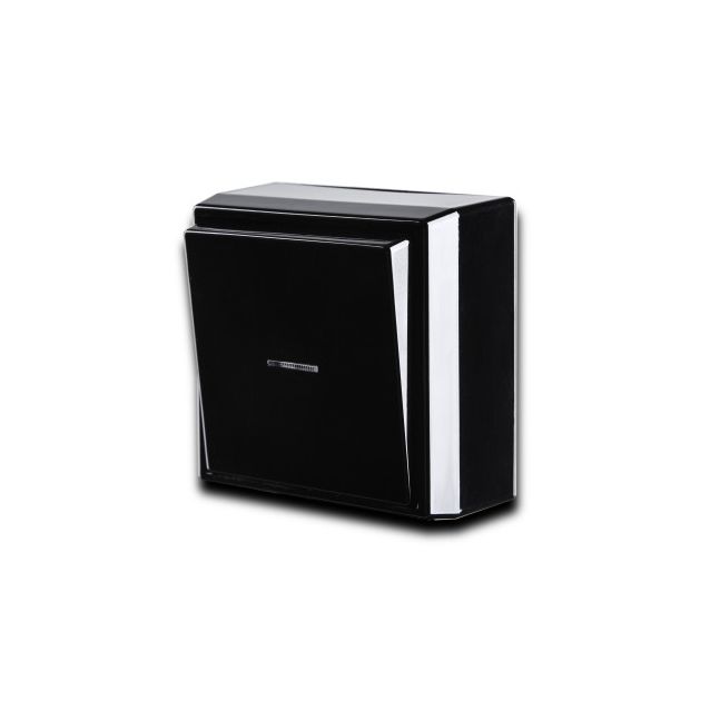 Kytkin Ensto Intro - 6/10A/250V/IP21 PPJ LI musta