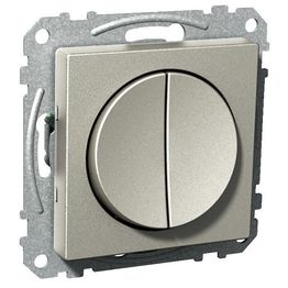 Pyöreä kytkin 6+6 UKJ metalli Exxact