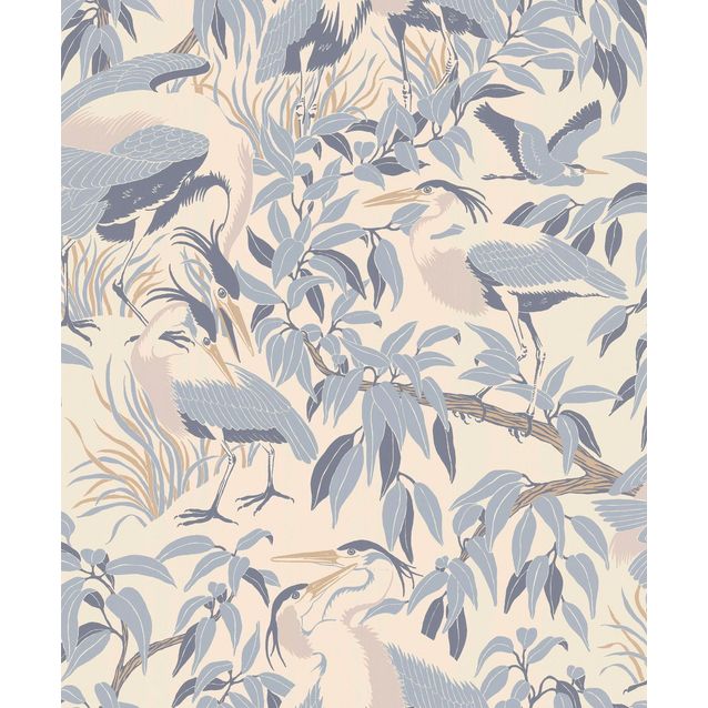 Tapetti Långelid/Von Brömssen Herons vaaleansininen