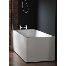 L-paneeli kylpyammeeseen Nordhem Marholmen Nordurit 1600x700 mm valkoinen