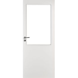 Laakaovi sileä Swedoor Easy 205 valkoinen satiinilasi