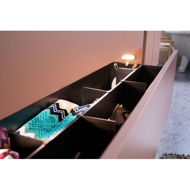 Laatikonjakaja Gustavsberg Artic, musta, eri kokoja