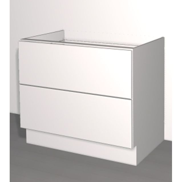 Laatikoston runko Ideal Keittiöt 2 laatikolla eri kokoja valkoinen