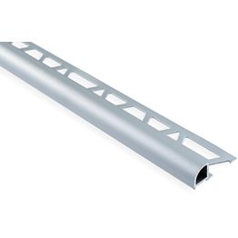 Laattalista Maler pyöreä H10x26x2500mm alumiini hopea anodisoitu