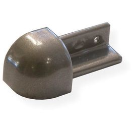 Laattalistan ulkokulmapala Maler pyöreä H10 alumiini grafiitti maalattu