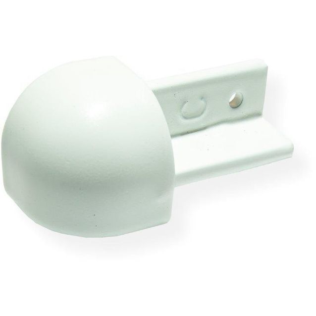 Laattalistan ulkokulmapala Maler pyöreä H10 alumiini valkoinen maalattu