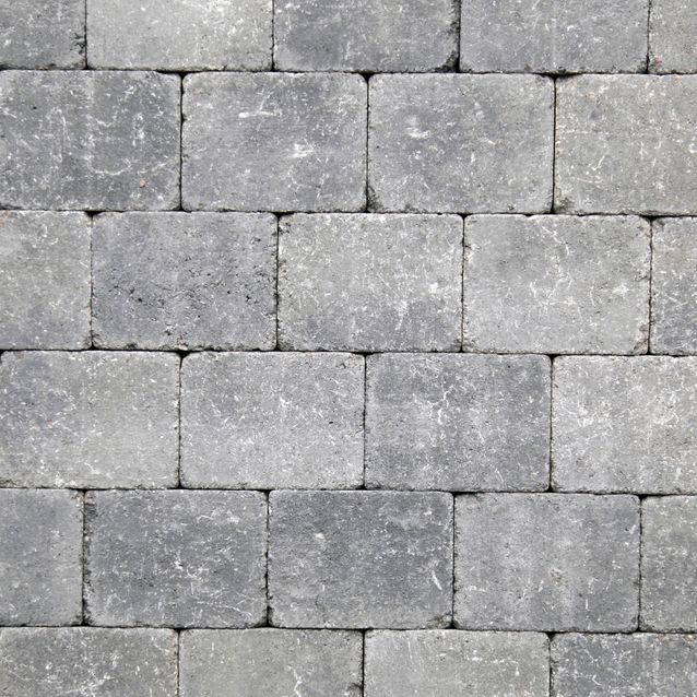 Pihakivi Benders Labyrint Antik Kokokivi 210x140x60 mm harmaa sekoitus