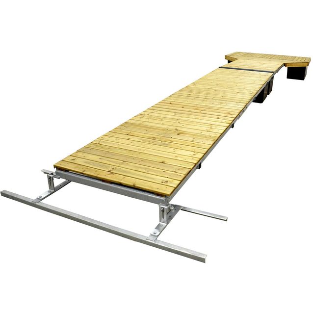 Laituri Luoman Lumme LBX-2-7-6, 2.3x15m + ponttonit