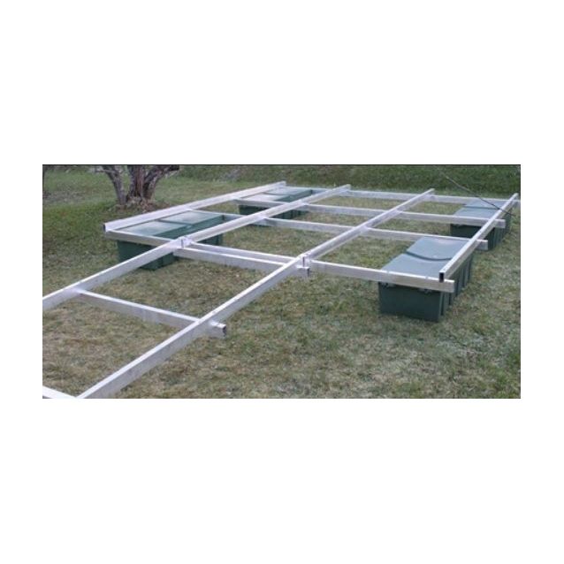 Laiturin runko Kikka, neliö + jatkosilta