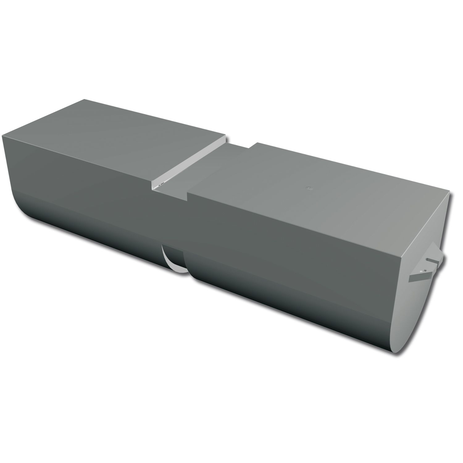 Laituriponttoni Inora Nassikka 35x35x120 cm harmaa