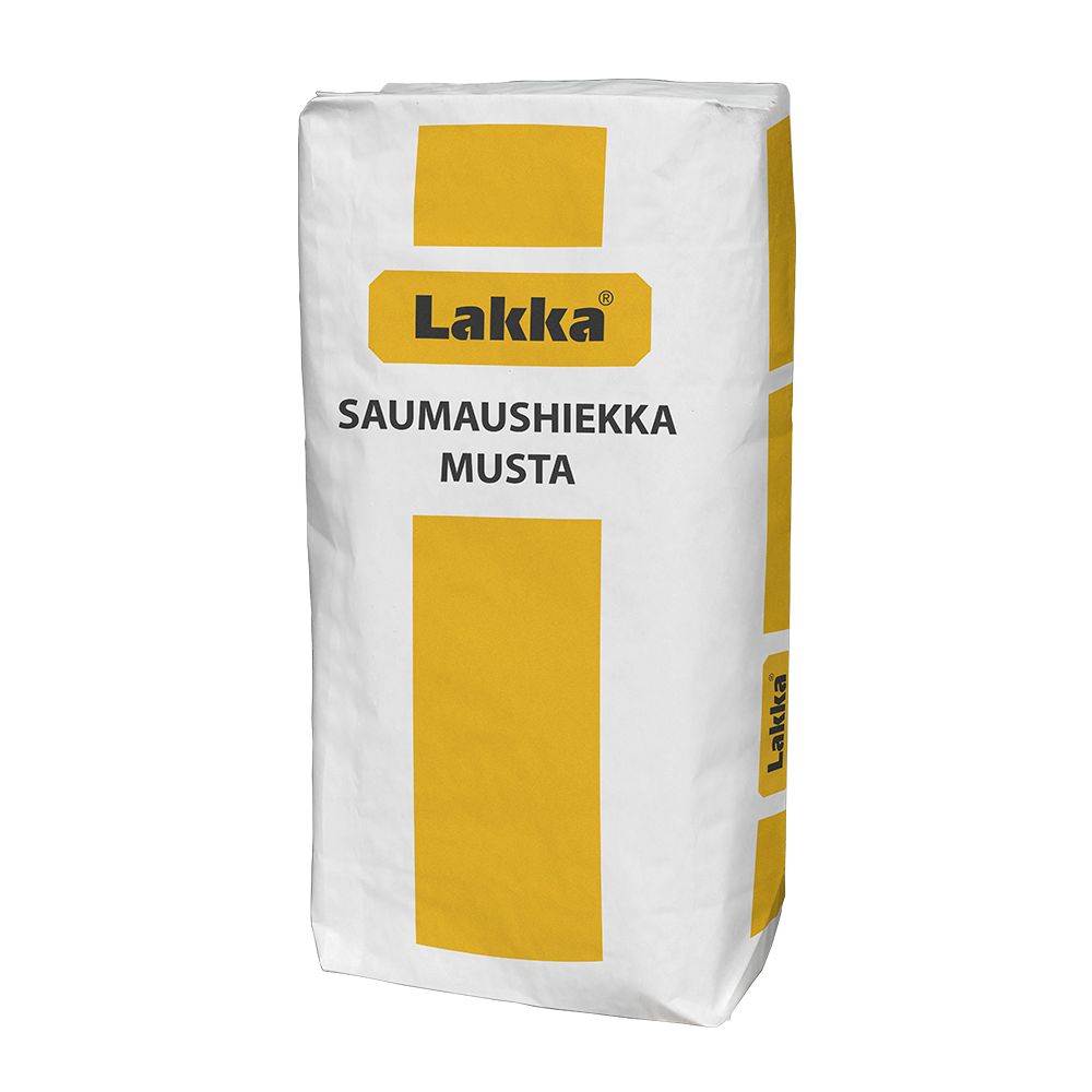 Saumaushiekka Lakka, musta, 20kg