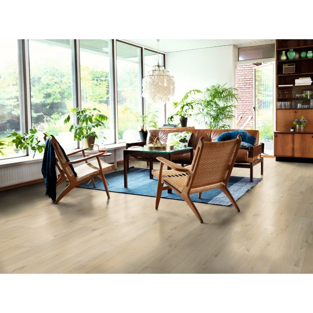 Laminaatti Original Excellence Modern Lauta 4V Sensation Coastal Oak lauta luo luonnollisen vaalean ilmeen