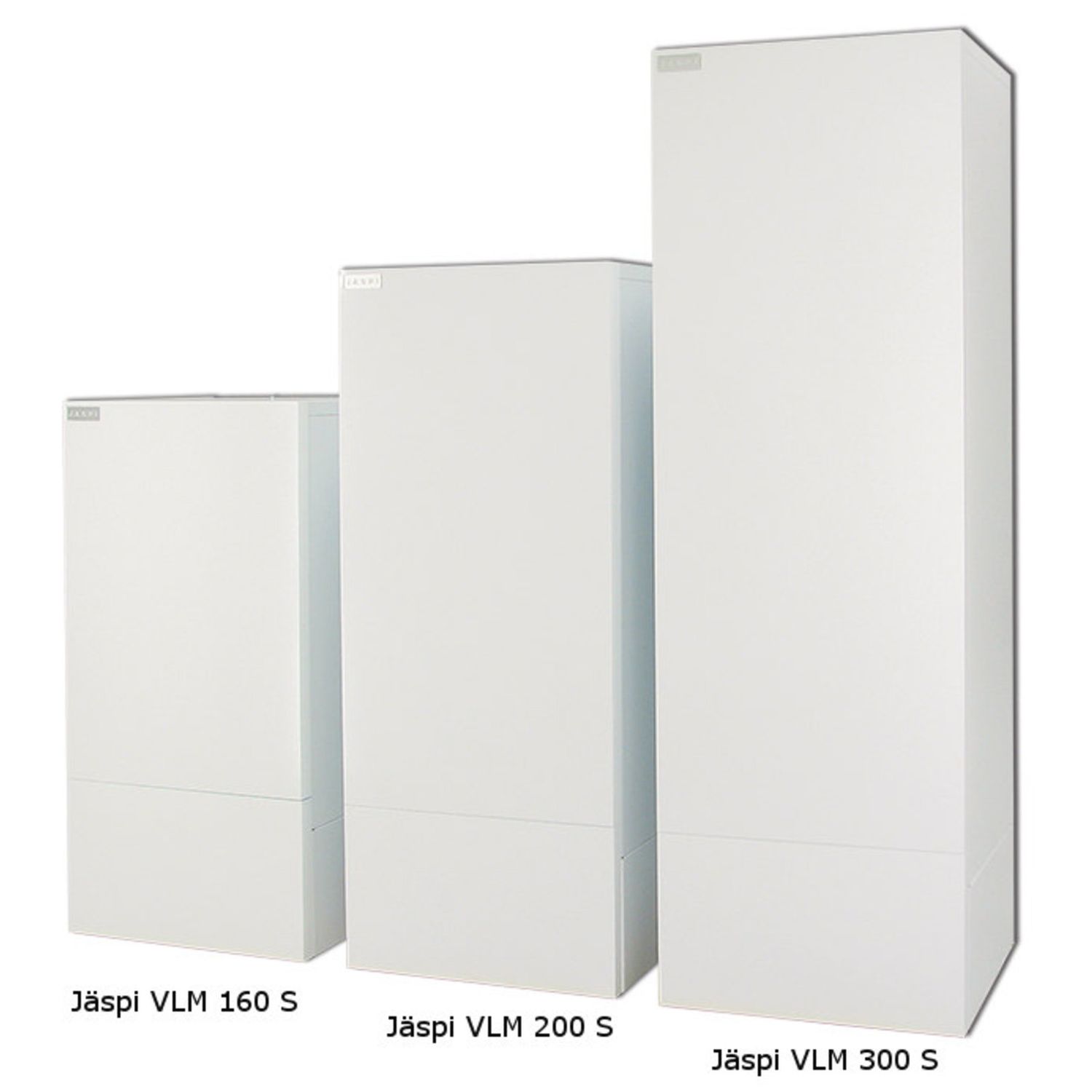 Jäspi VLM lämminvesivaraajien kokoero