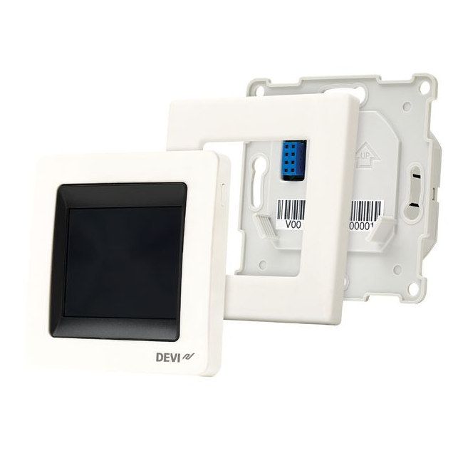 Devireg Touch -termostaatin osat