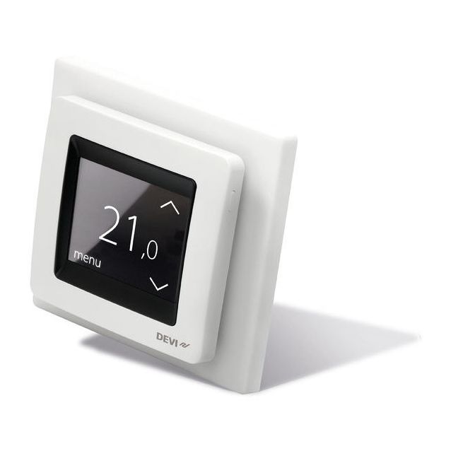 Lämmönsäädin DEVIreg Touch valkoinen