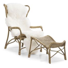 Lampaantalja 160 cm lyhytkarvainen valkoinen 16080