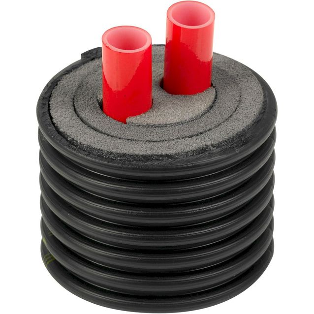 Lämpöjohtoputki Meltex MX-Radiflex Twin, Ø50+50/200 mm, PN6