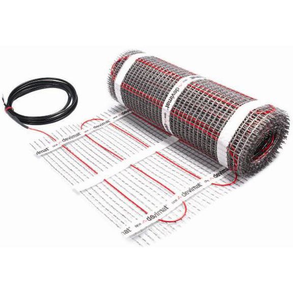 Lattialämmitysmatto DEVImat 100, 3m², 0.5x6m, 300W