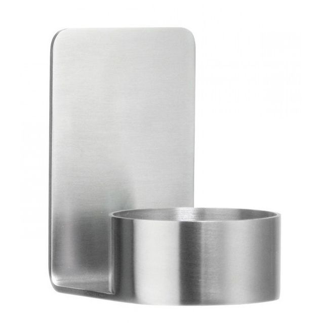 Lämpökynttilänpidike Smedbo BB tarrakiinnitteinen harjattu