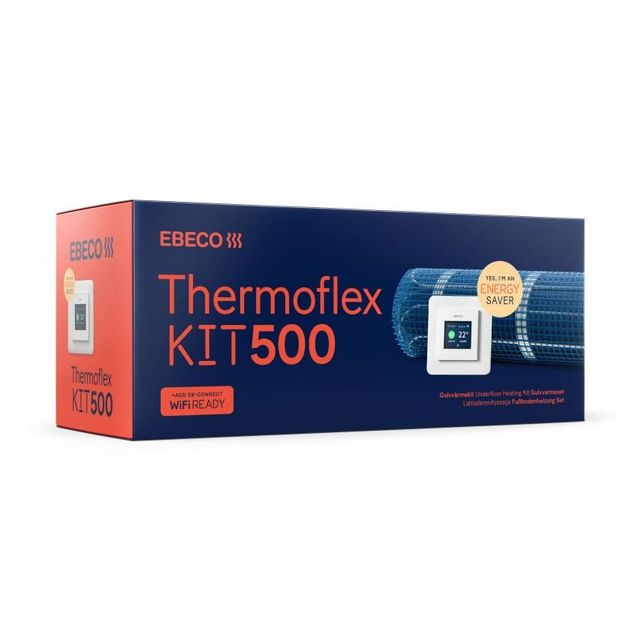 Lattialämmitysmatto Ebeco Thermoflex Kit 500, eri vaihtoehtoja